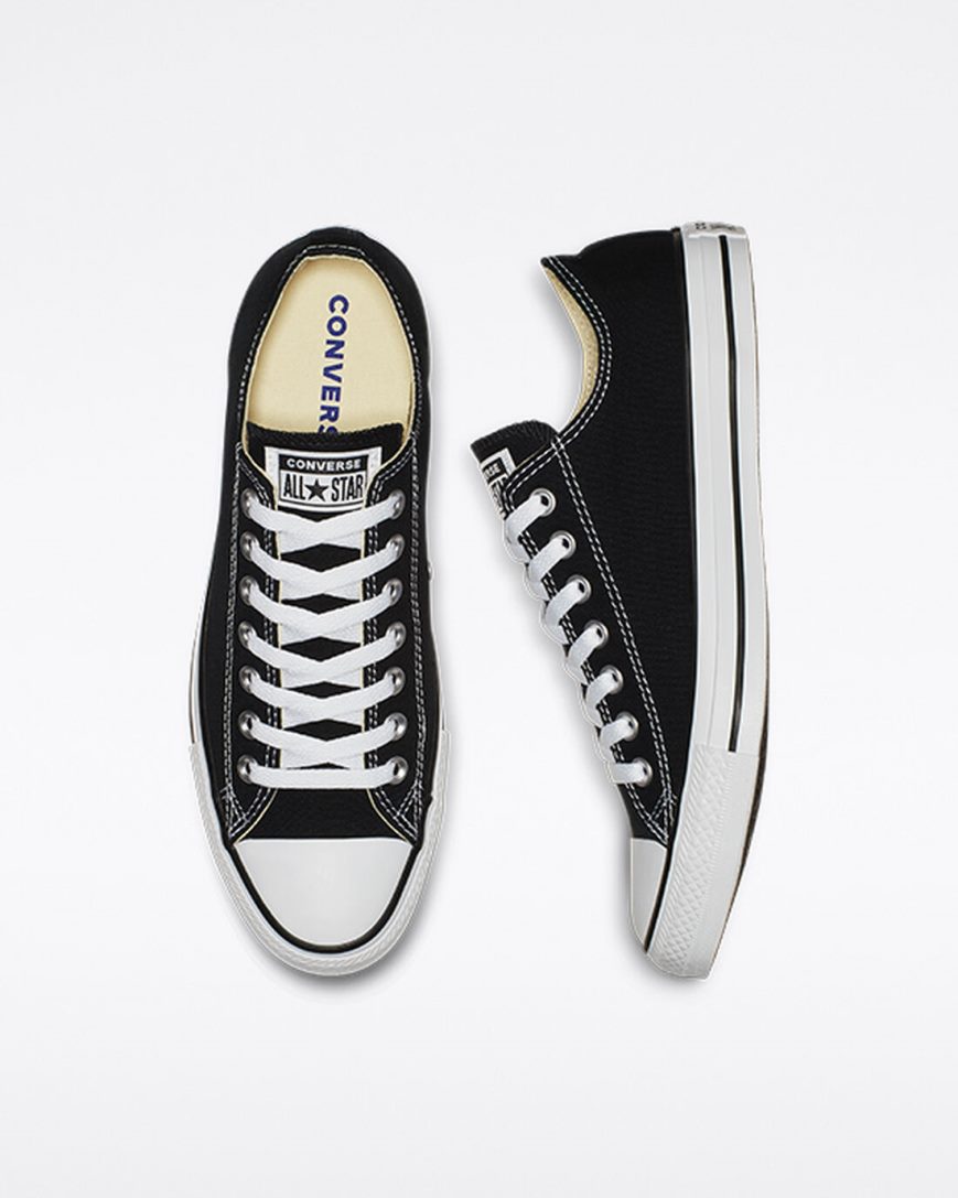 Men's Converse Chuck Taylor All Star Classic Low Top Shoes Black | AU 3E981I